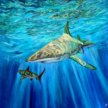 The Shark Originsl Painting