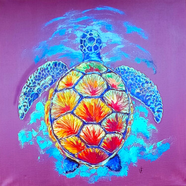 The Bright Turtle Original Painting